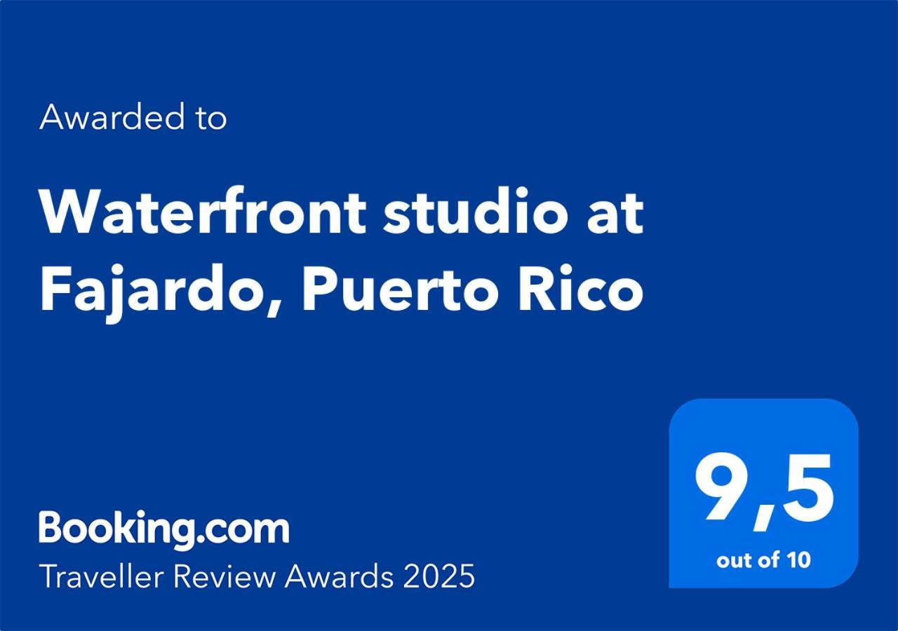 Waterfront studio at Fajardo, Puerto Rico Exterior foto